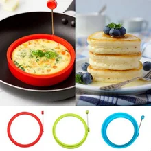 Силиконовый жареный яичный блин кольцо омлет жареное яйцо круглый формирователь форма для яичницы для приготовления пищи для завтрака сковорода печь Kitc