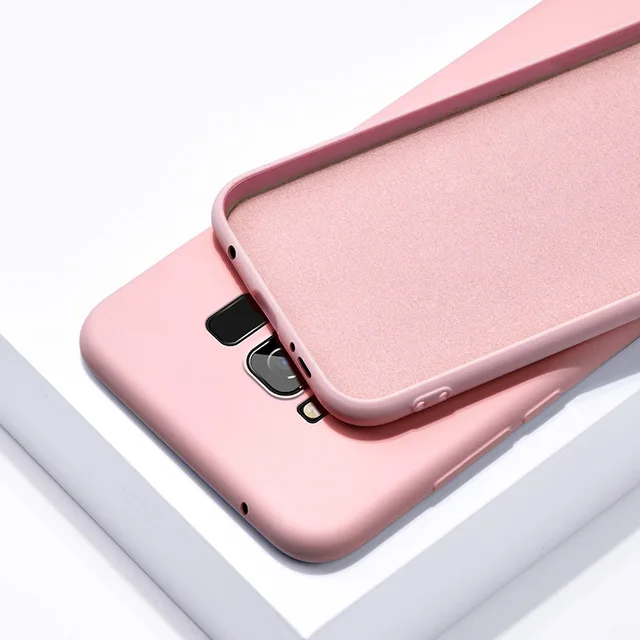 Роскошный жидкий силиконовый чехол для Samsung Galaxy S10 мягкий телефона S8 S9 Plus S10e Note 10 Pro