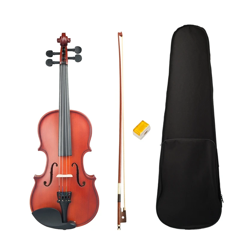 

1/4 Violin Scrub Violin Student Violin Set Violin Beginner Natural Color Violin Use