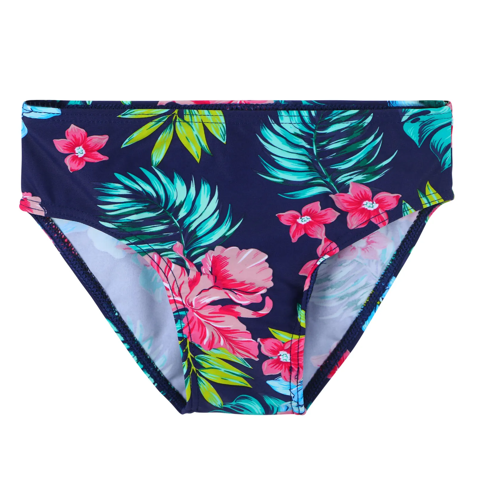 BAOHULU Girls Two Pieces Swimsuit Flower Blossoms Print Bikini Set Swimwear Kids Strap Breathable Rashguard Toddler Bathing Suit