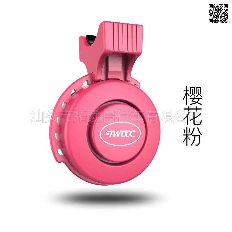 Twooc USB Электрический клаксон для велосипеда заряжаемый свисток горный велосипед Водонепроницаемый звонок 120 дБ Противоугонный