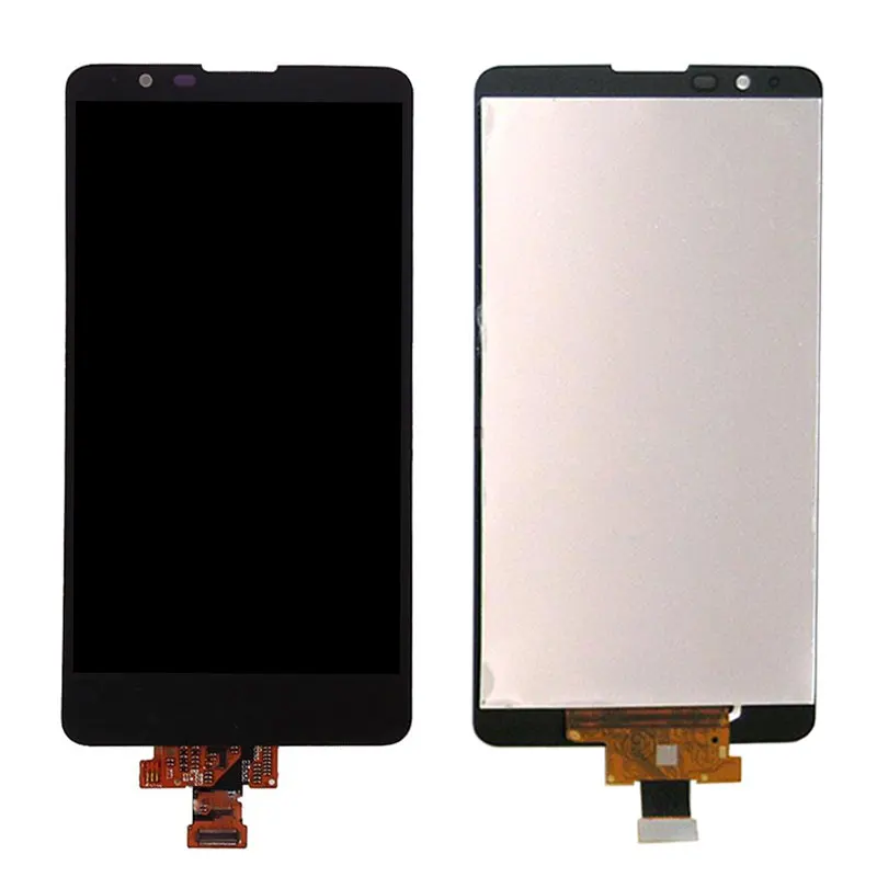 1Pcs Original For LG Stylus 2 K520 LS775 LCD Display Touch Screen Digitizer Assembly Replacement Black White No/with Frame
