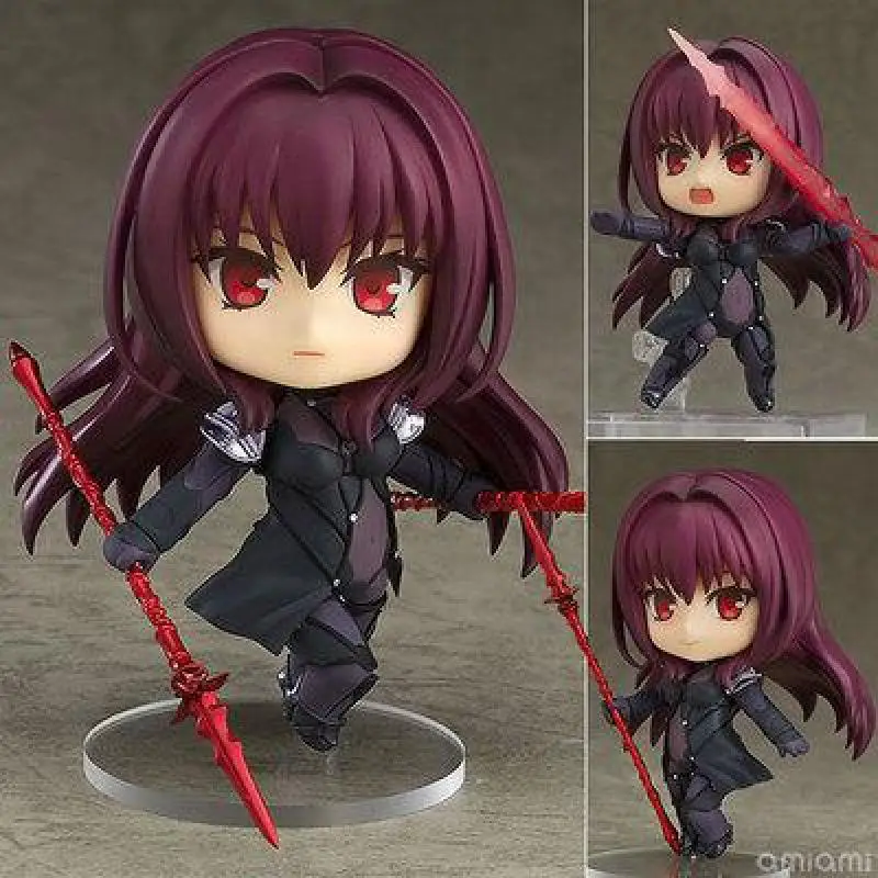 Q версия Fate Zero Fate/grand Order Lancer Scathach масштаб предварительно окрашенный японского
