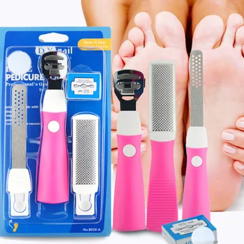 

1set Foot Rasp Stainless Steel Foot Scraper Dead Skin Remover Double Foot File Professional Foot Grinder Callus Remover Grater