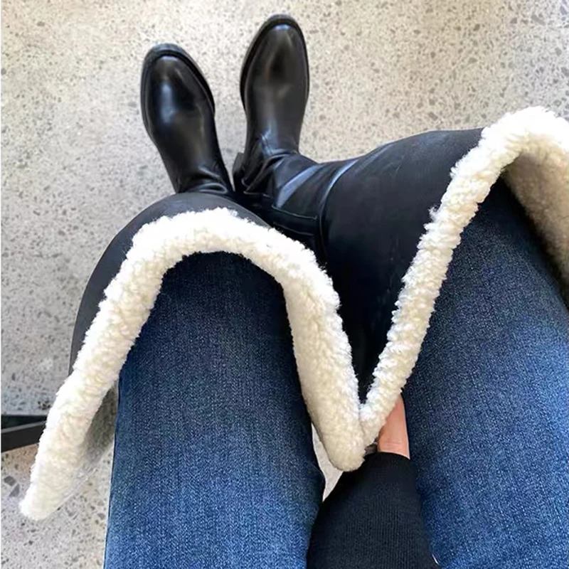 Женские высокие сапоги выше колена; Bota Feminina; Новая Брендовая обувь; женские мотоциклетные сапоги; Botas Mujer; коллекция года; зимние сапоги; женские зимние сапоги