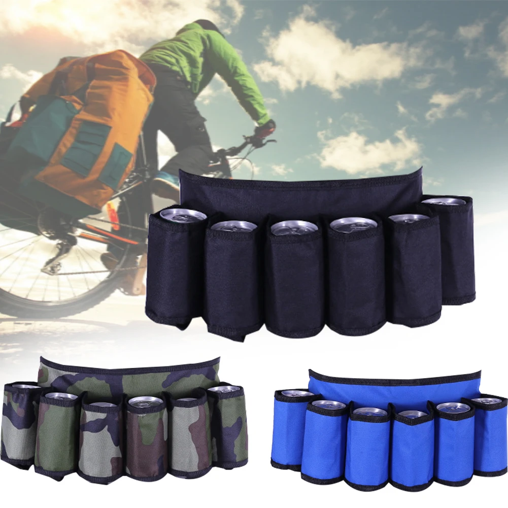 Jogging Bottle Holder Outdoor Sports Storage Colorful Cycling Beer Holster With Buckle Hiking Belt Bag Practical Beverages