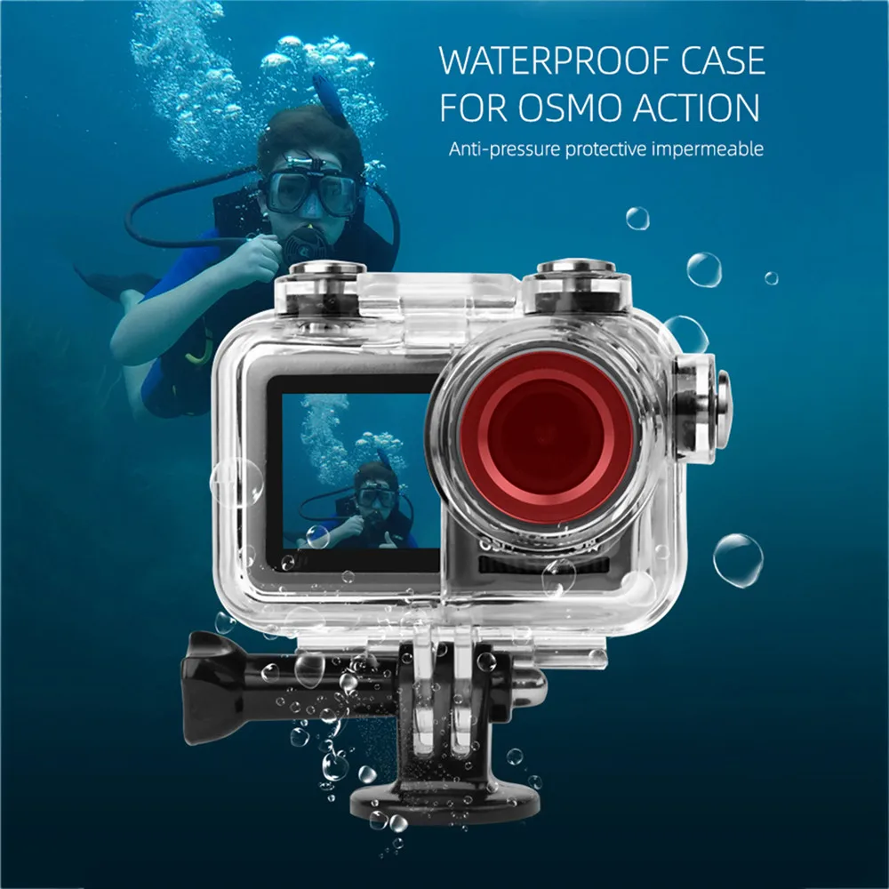 Водонепроницаемый защитный корпус чехол для DJI OSMO экшн-камеры 60 м подводный водонепроницаемый чехол