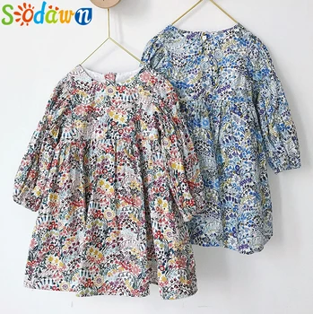 

Sodawn 2020 Spring Summer Long Sleeve Girl Dresses New Cute Princess Party Holiday Kids Dress For Girls