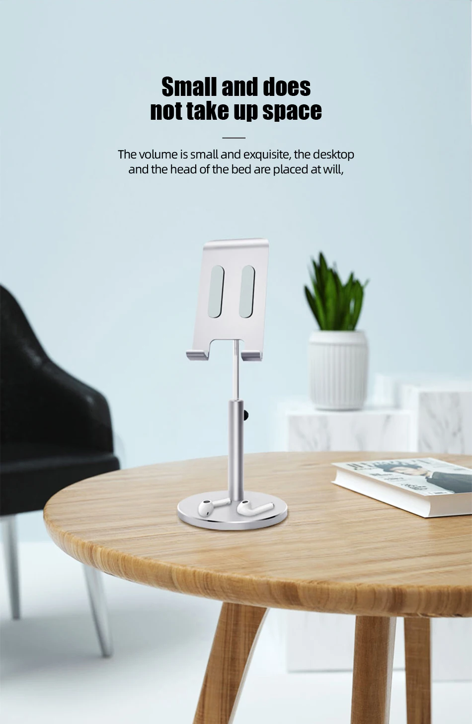 ihuigol Telescopic Phone Holder For Xiaomi mi 9 Huawei iPhone 11 8 7 iPad Universal Desktop 10.5 inches Phone Stand Lazy Bracket (11)