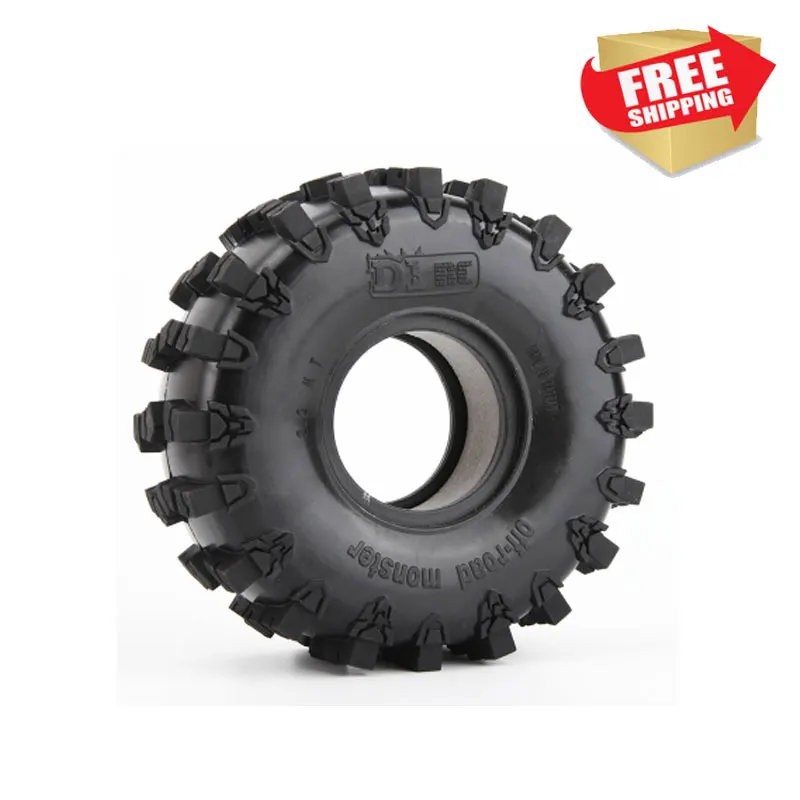 

RC 4 pcs Super Grip Two-stage Sponge RC CRAWLER CAR 2.2 Inch RC Thick Wheel Tires Axial 90018 90048 90045 90031 Wheel Tires 1:8