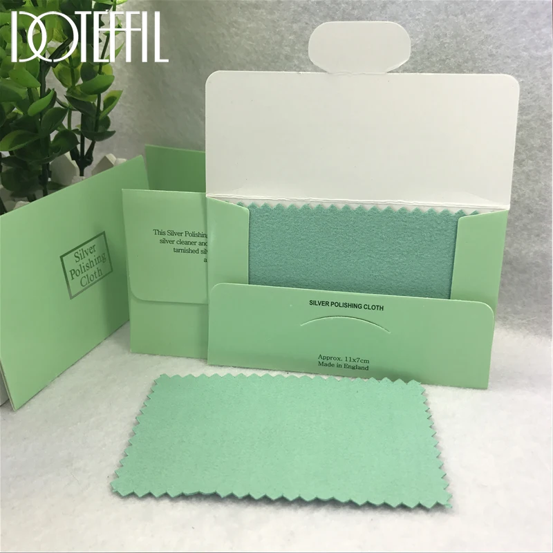 DOTEFFIL 20 штук 925 пробы Серебряные ювелирные изделия протирочная ткань и для