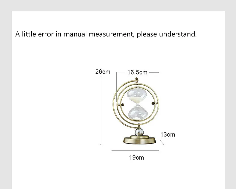 Глобус время песочные часы таймер украшения Творческая личность подарки на день рождения современный минималистский офис украшения