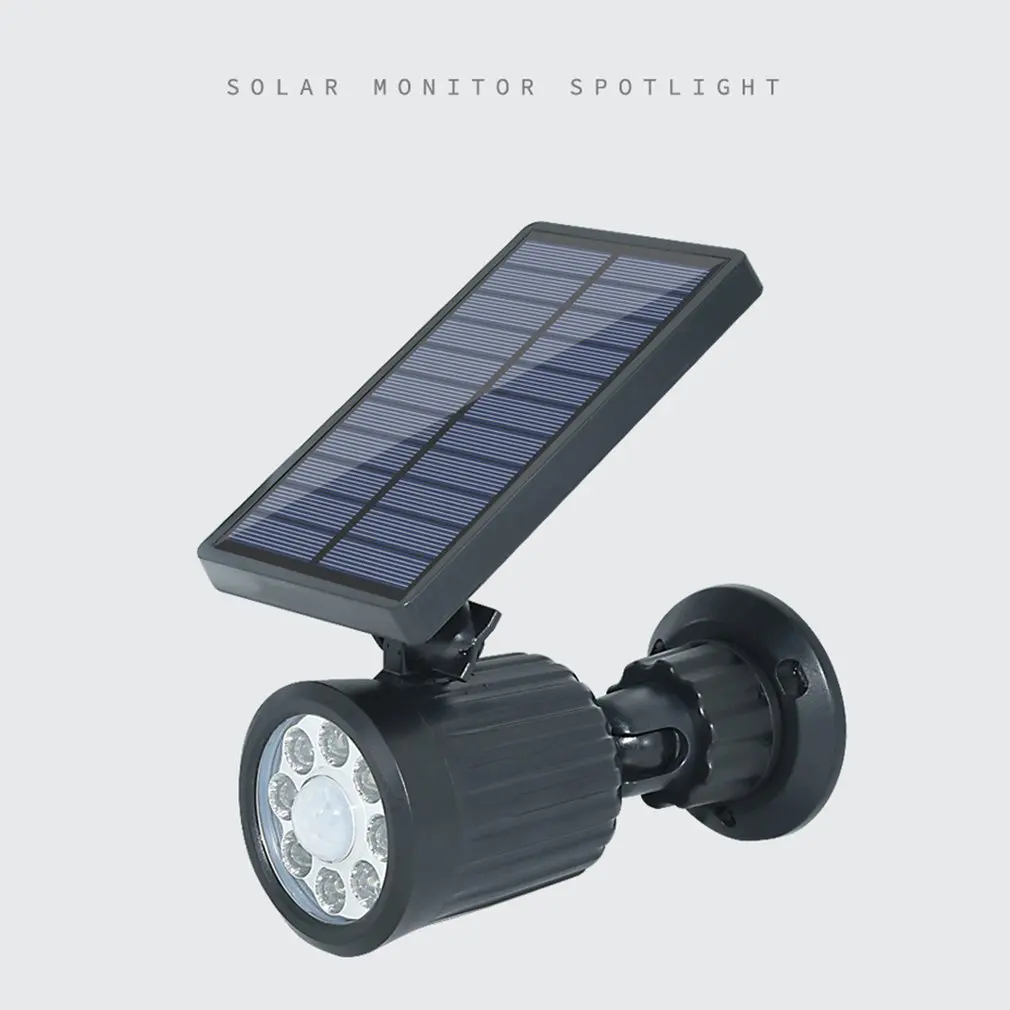 Solar Lawn Light Wall Lights Insert The Ground8Led Human Body Induction Solar Spotlights Garden Lights