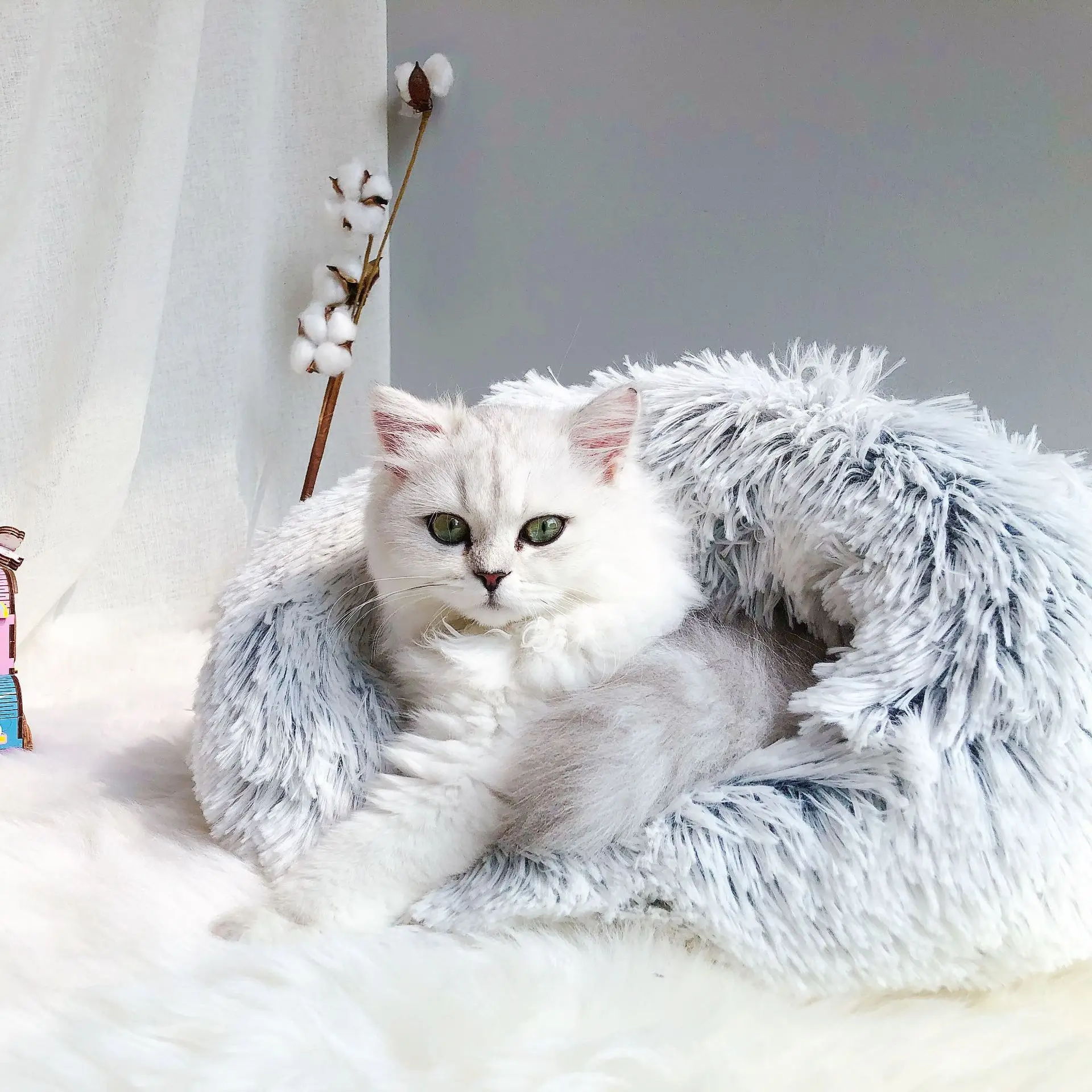 Лежанка для кошки кошачья спальный мешок мягкое самонагревающееся моющееся место для питомца одеяло коврик котенок мешок подходит для кошки и щенка