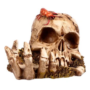 

1 Pc Resin Skull Adornment Resin Skull For Party Skull Ornament Desktop Skull for Gift Desktop Decor
