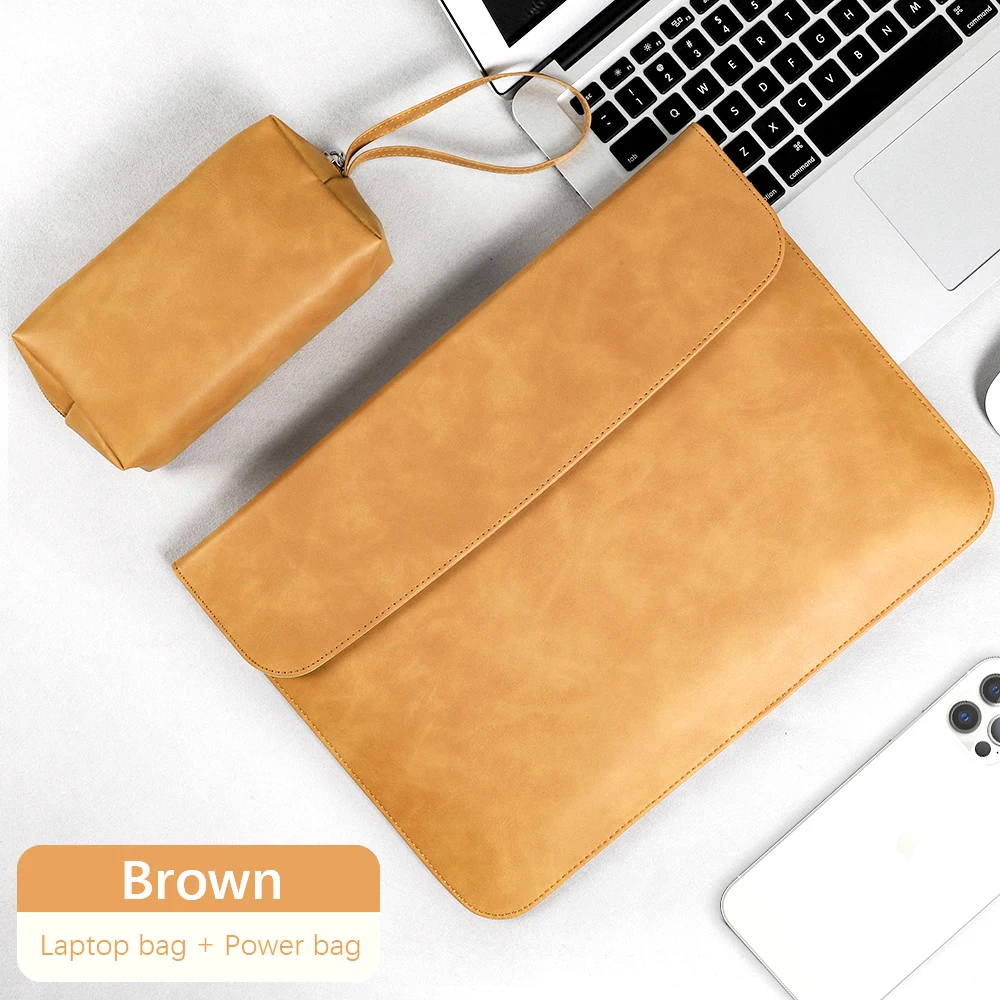 thumbnail image 1 of Maletín para Macbook Air 13, funda para Macbook Pro 13, funda para Macbook Air M1, funda para portátil 13,3 14 15 15,4 16 pulgadas, bolsa para portátil 15 6, 1 of 5