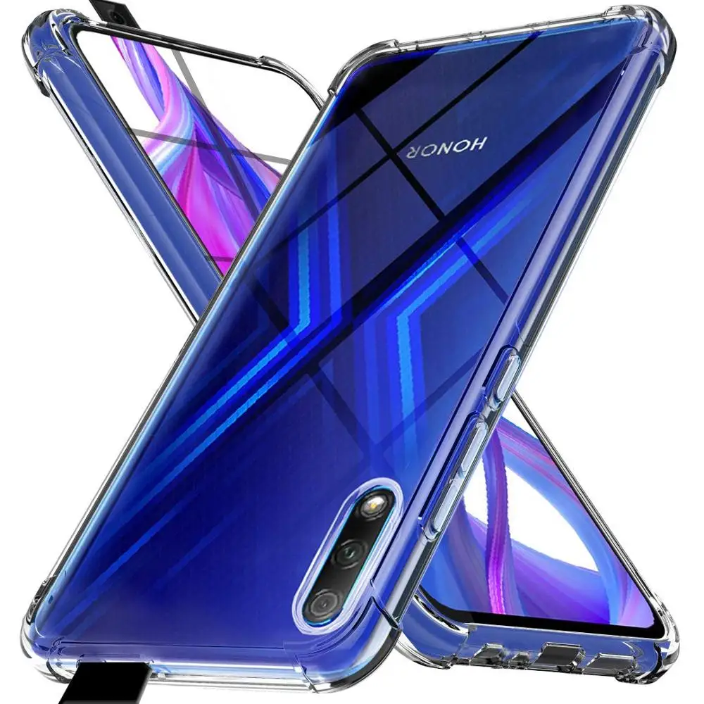 Crystal Soft Case with Airbags - Premium Silicone Rubber Cover