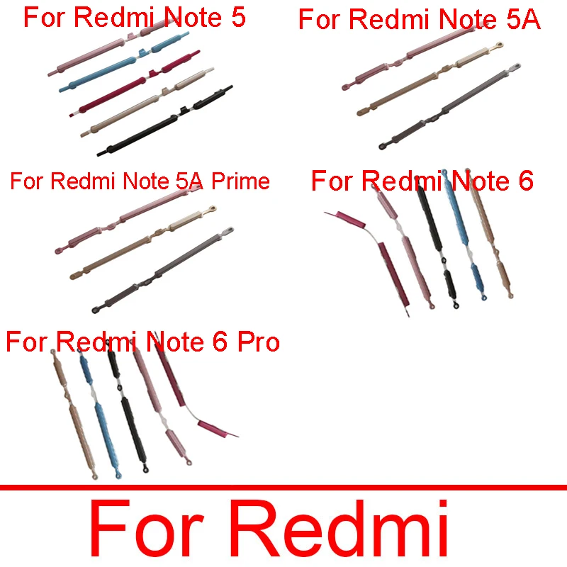 Кнопка включения/выключения громкости и питания гибкий кабель для Xiaomi Redmi Note 5 5A