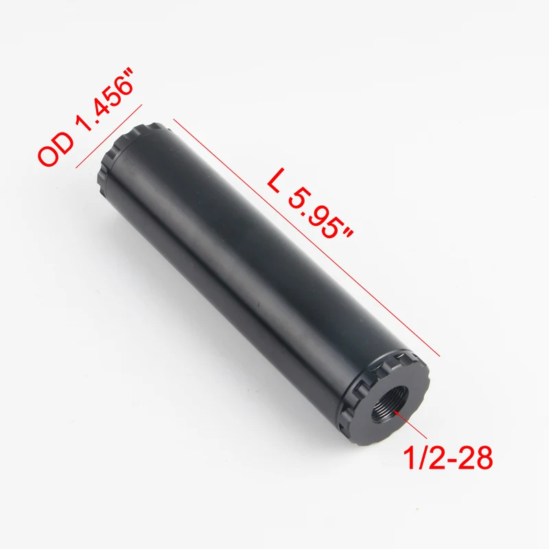 1/2-28 5/8-24 алюминиевый топливный фильтр для NAPA 4003 WIX 24003 OD 1,45" L 5,95" QT103