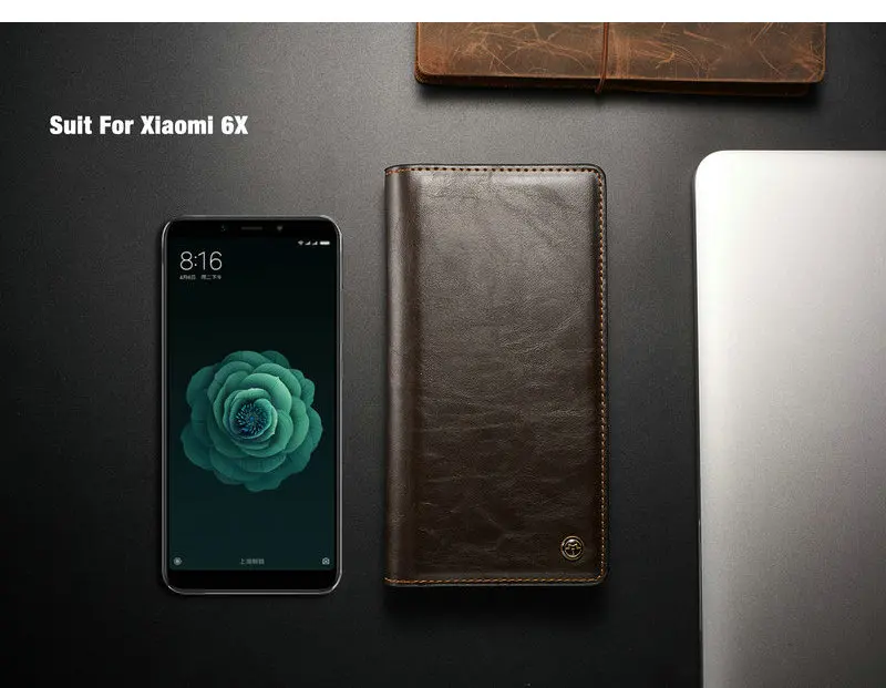 Кожаный Универсальный чехол-кошелек для Xiaomi 6X MAX 2S 8 SE для Redmi Note 5 6A 4,0-6,5 Дюймов
