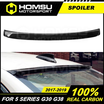 

Carbon roof spoiler for bmw 5 Series G30 G38 Sedan rear boot duck spoiler carbon fiber rear wings 530 car Styling 2017-2019