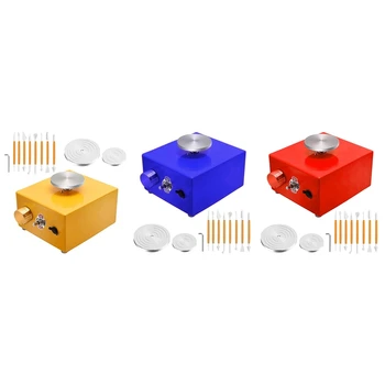 

Electric Pottery Wheel Forming Machine DIY Clay Tools with Tray Ceramic Work Ceramic Clay Art Craft