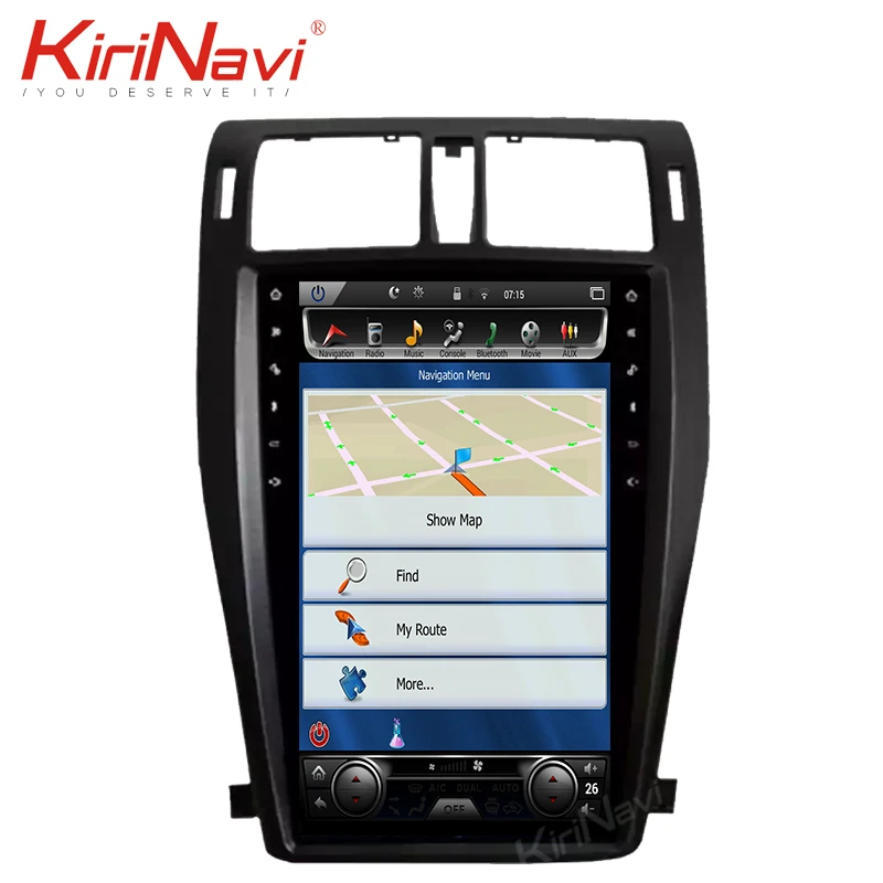 KiriNavi 13," 1 Din Android 6,0 Автомагнитола gps навигация для TOYOTA CROWN автомобильный DVD мультимедийный плеер Авто Радио- wifi