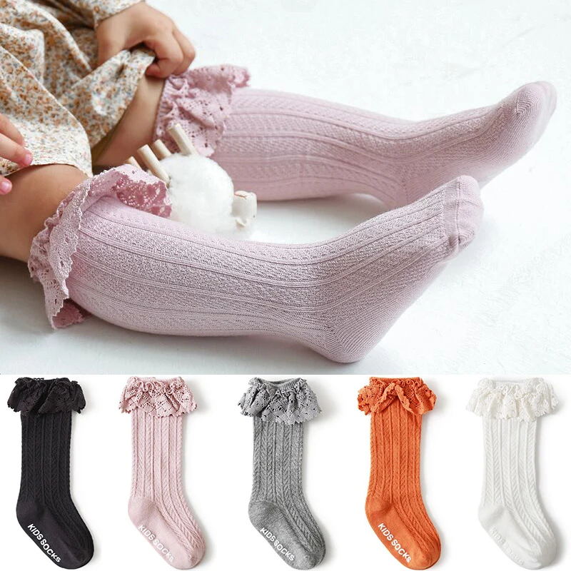 Lace Knee Socks Baby Princess Toddler Lace Knee High Socks Baby
