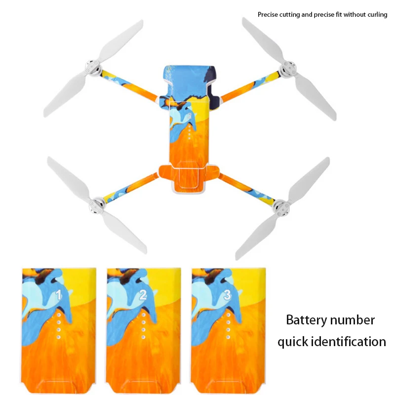 ПВХ наклейка для XIAOMI FIMI X8 SE Drone на корпус Защитная пленка царапин легко наклеить