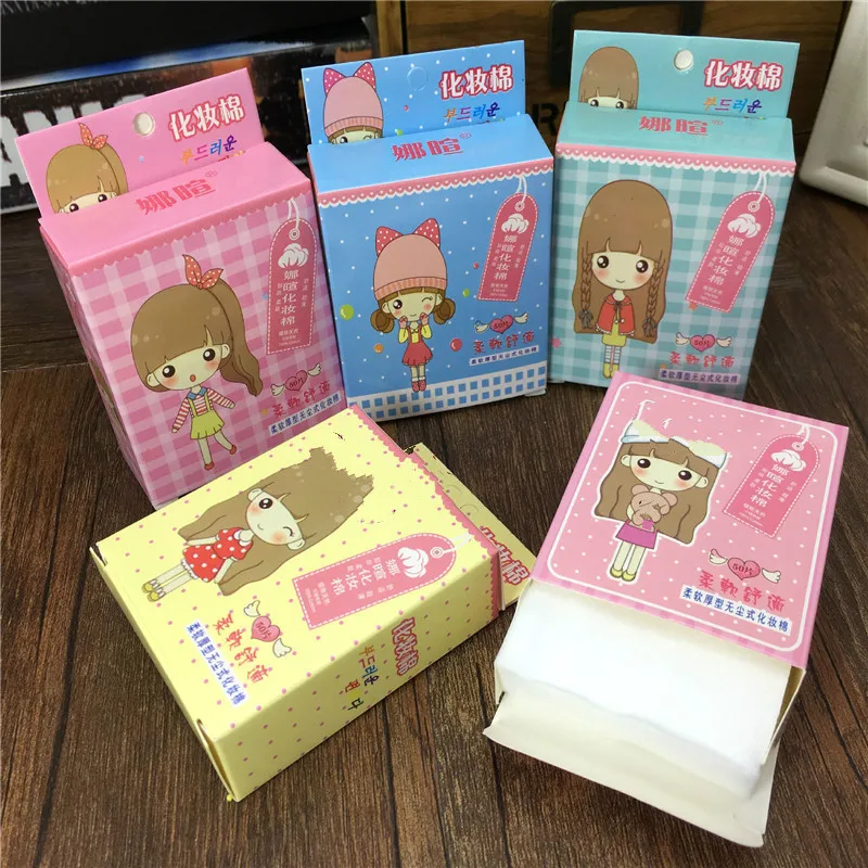 50Pcs/Box Disposable Makeup Cleaning Cotton Pads Remover Cleaner Wipes Cosmetic Tool Soft | Красота и здоровье