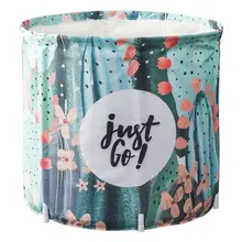 Ванна бочка для взрослых Ванна бочка Бытовая Складная надувная Ванна бочка ванна для взрослых Большая утолщенная цельная Ванна бочка