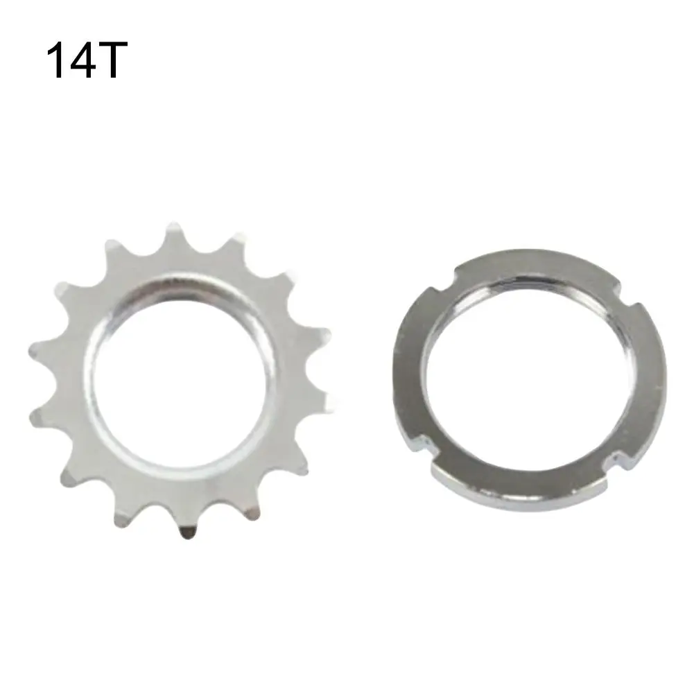 13/14/15/16/17/18T Fixed Gear Track Bike Single Speed 1/8inch Steel Cog Lock Ring Bicycle Accessories Replacement Parts