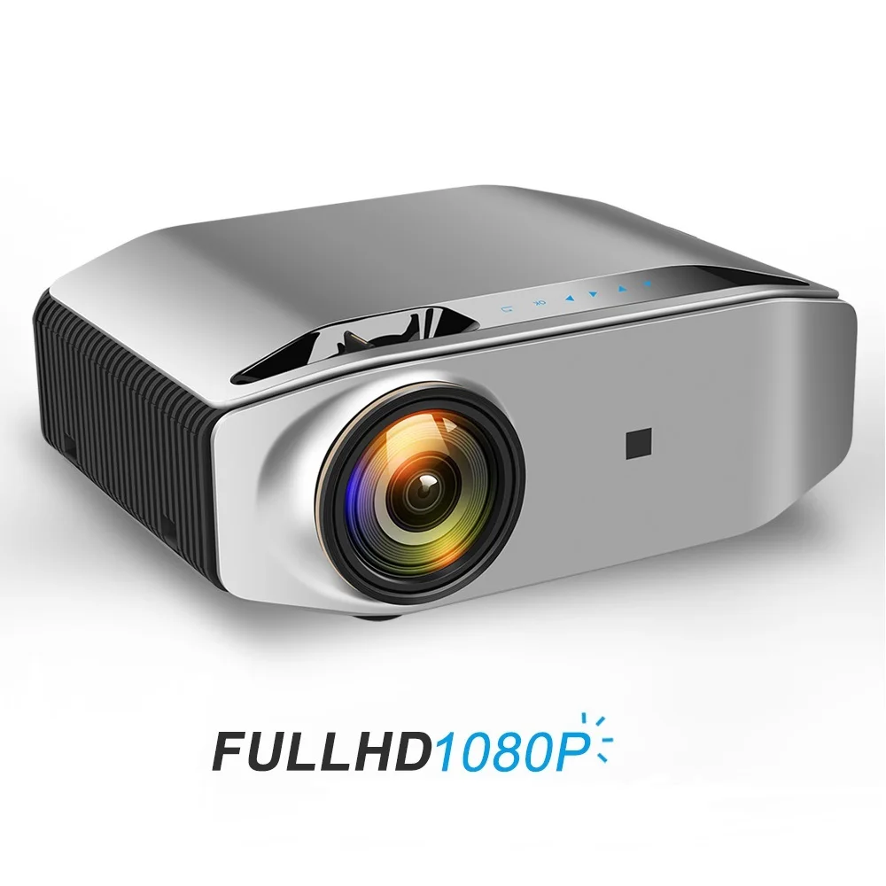 Встроенный 1080p Full HD проектор YG620 светодиодный проектор 1920x1080 ...