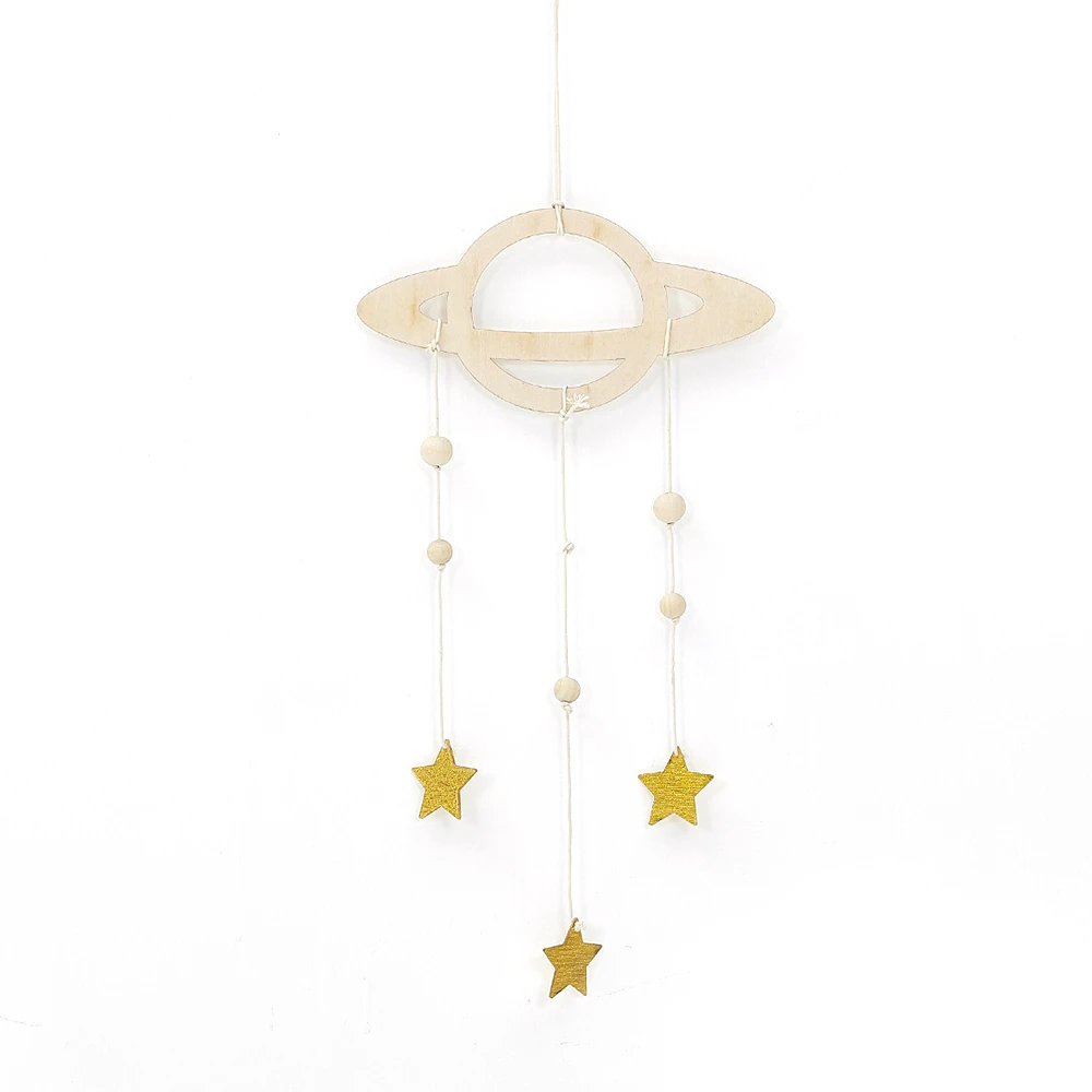 INS скандинавские облака планеты звезда капли дождя деревянные висячие украшения