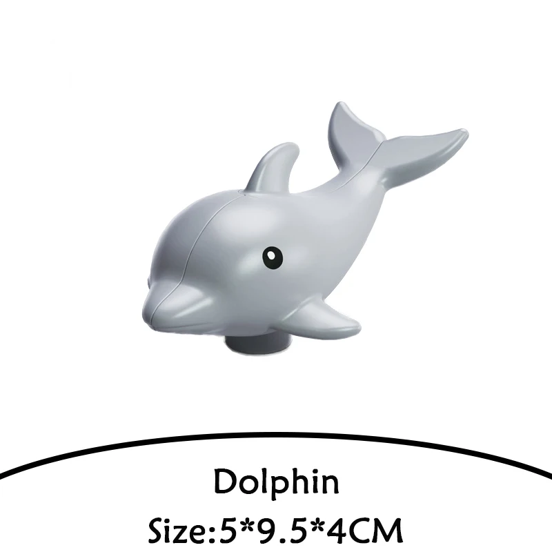 Brick Animal Spelling Building Blocks New Animal Cartoons Sea Flamingo Compatible With Brick Toy For Children Christmas Gift