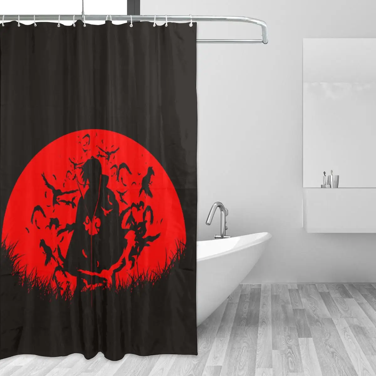 Занавеска для душа Akatsuki 2 в ванную комнату водонепроницаемая штора из полиэстера
