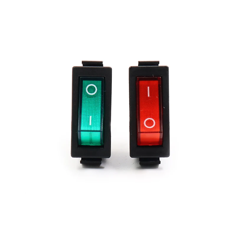 KCD3 Rocker Switch ON-OFF 2 Position 3 Pin Electrical Equipment With Light Power Switch 5PCS 16A 250VAC/ 20A 125VAC 35*31*14mm power switch