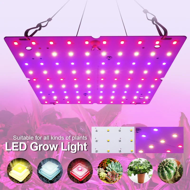 Led Plant Grow Light Quantum Board 90/144 Leds Full Spectrum Phyto Lamp