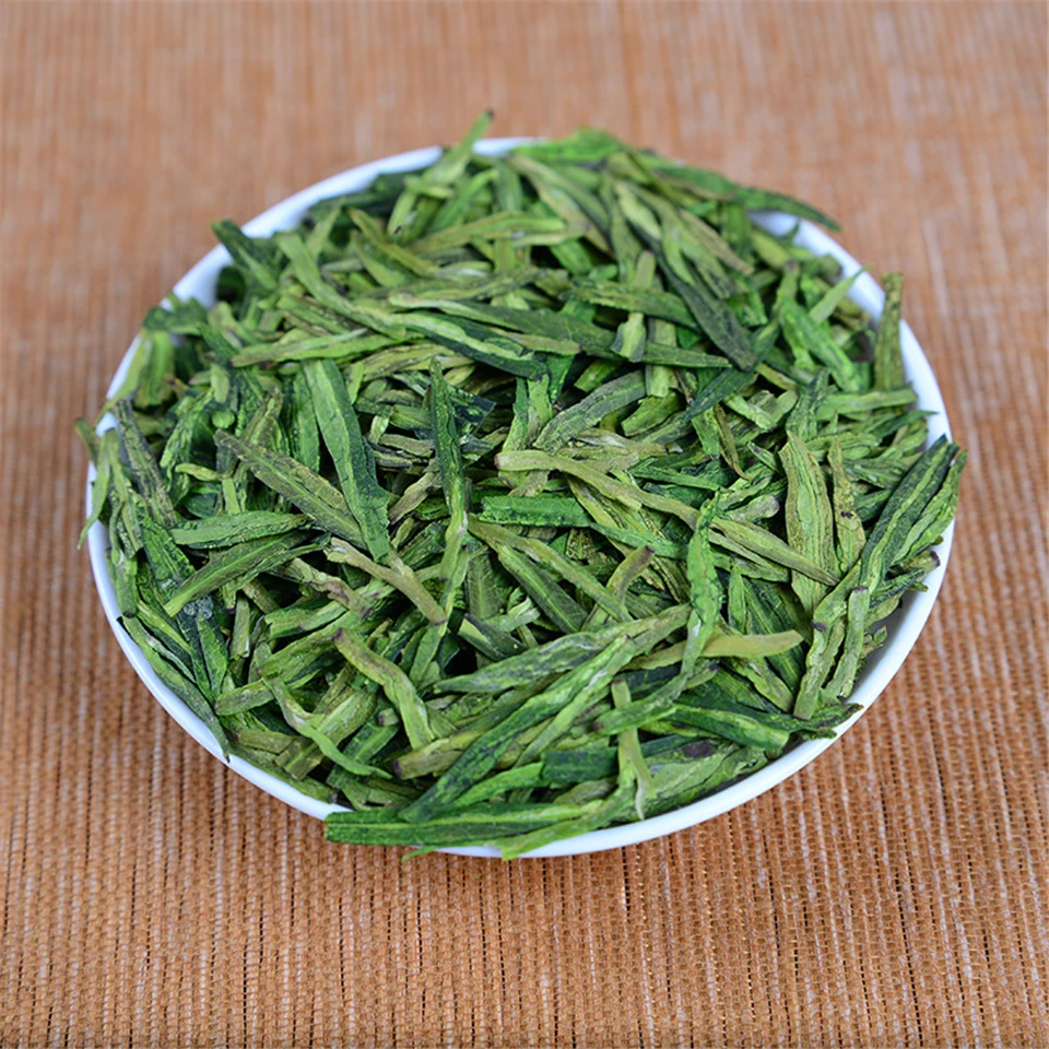 Китайский чай Longjing Dragon Well, китайский зеленый чай Longjing, китайский зеленый чай для похудения, забота о здоровье, зеленый чай