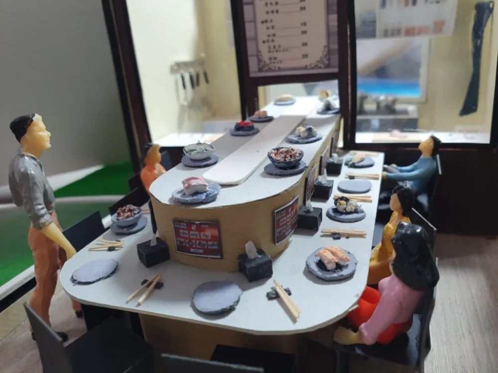 100 шт 1/100 шкала модель цветные фигурки игрушки миниатюрная архитектура Окрашенные люди для диорама сад уличная сцена Макет Наборы