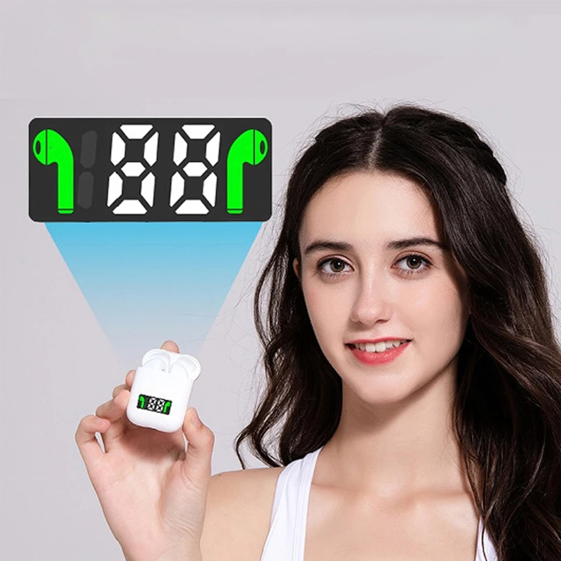 Tws i99 Беспроводная bluetooth-гарнитура для Redmi Xiaomi светодиодный дисплей в ухо наушники для мобильного телефона спортивные наушники для iPhone