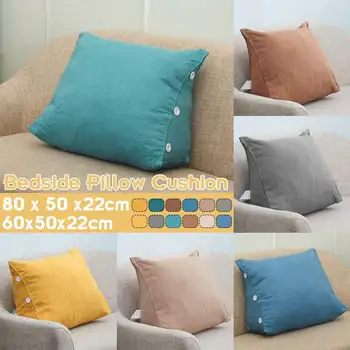 

60x50x22cm High-grade Luxury Simple bed cushion double sofa Multifunction Tatami Bed soft bag Removable Bed pillow for Sleeping