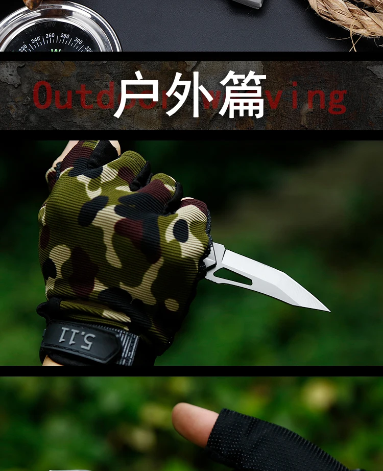 168mm EDC Swiss high hardness folding knife camping hunting knife tactical survival knife outdoor pocket knives