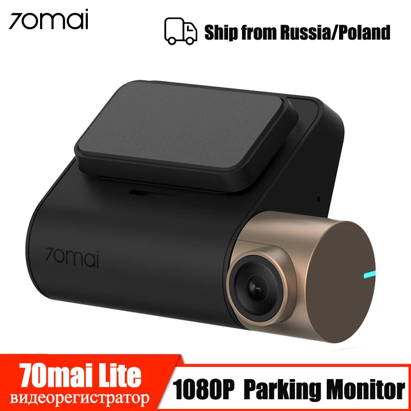 70mai Dash Cam Lite gps скоростная Автомобильная dvr камера Wi Fi видеорегистратор 24H монитор