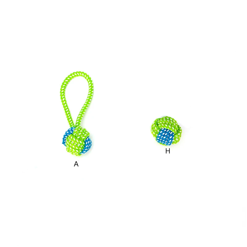 2pcs as picture 2 шт. веревка мяч игрушка для домашних животных жевательная игрушка для собак игрушка хлопковая веревка щенок моляры зубы чистые собаки игрушки аксессуары - Цвет: 2pcs as picture