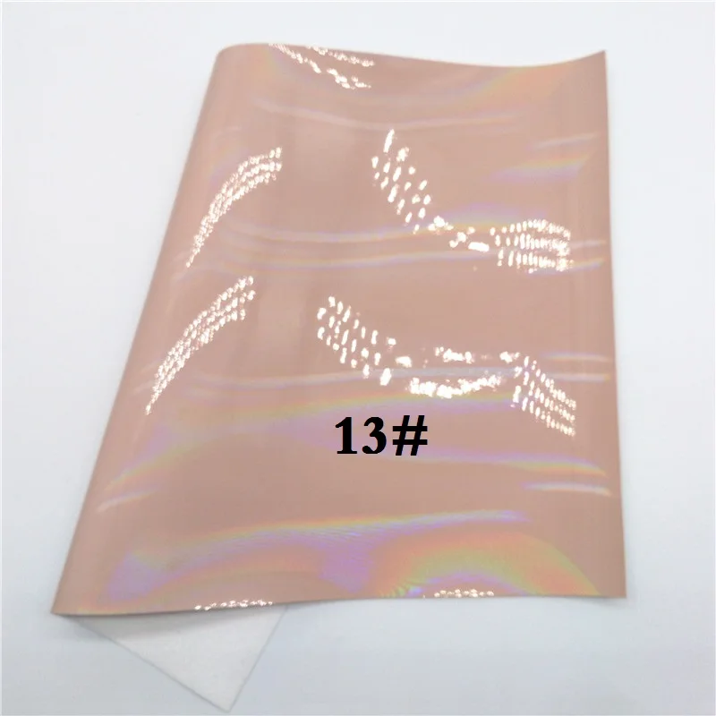 13 Glitterwishcome 21X29 см A4 размер винил для бантов Переливающаяся лакированная кожа ткань искусственная кожа листы для бантов, GM682A - Цвет: 13
