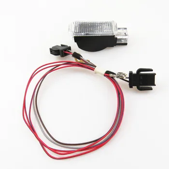 

FHAWKEYEQ Rear Door Warning Light + Connect Plug Cable For VW Sharan Q3 Q5 Q7 TT RS4 A6 S6 A3 S3 A4 S4 Seat Leon Exeo 8KD947415C