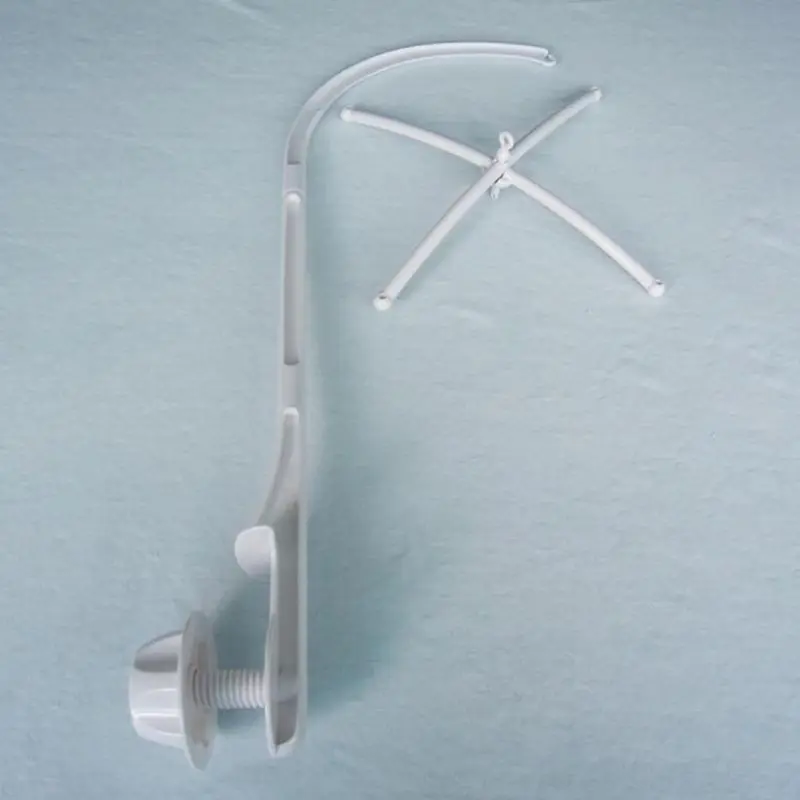 Baby Crib Mobile Hanging Bed Holder Music Box Holder Decorative Arm Bracket Baby Bed Stent Set Nut Screw baby crib mobile holder