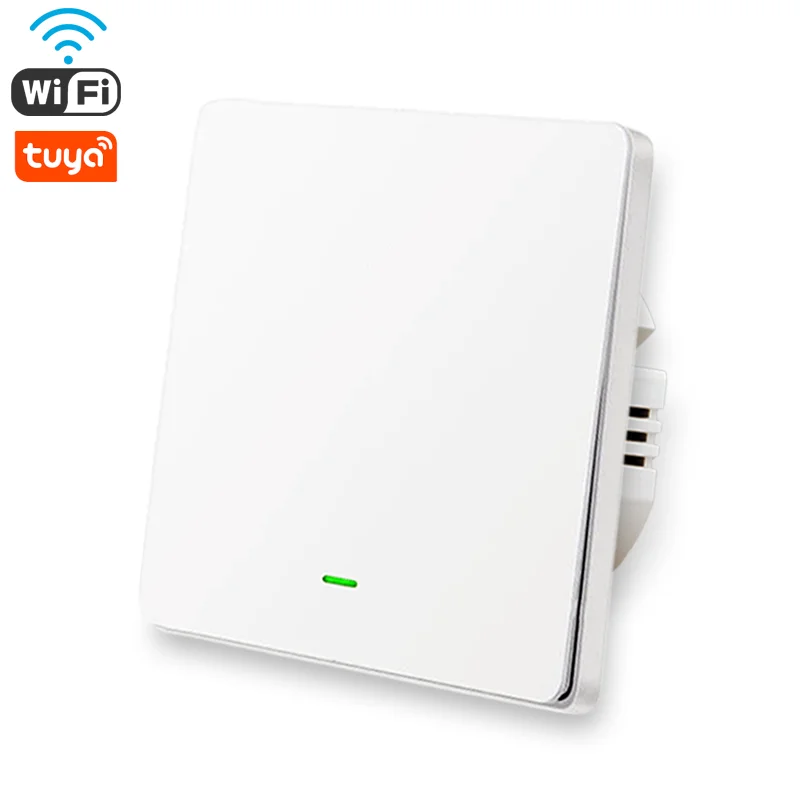 X801A WI-FI умный светильник кнопочный переключатель 1/2/3 Tuya дистанционного Управление 86 стены Панель Беспроводной переключатель Google Home приложение Smart Life Alexa - Цвет: X801A