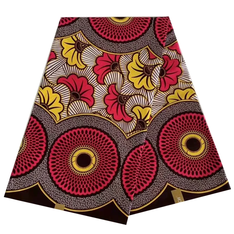 Хлопок настоящий голландский воск tissu Анкара африканская печать батик ткань высокого качества швейный материал для вечернего платья 6 ярдов